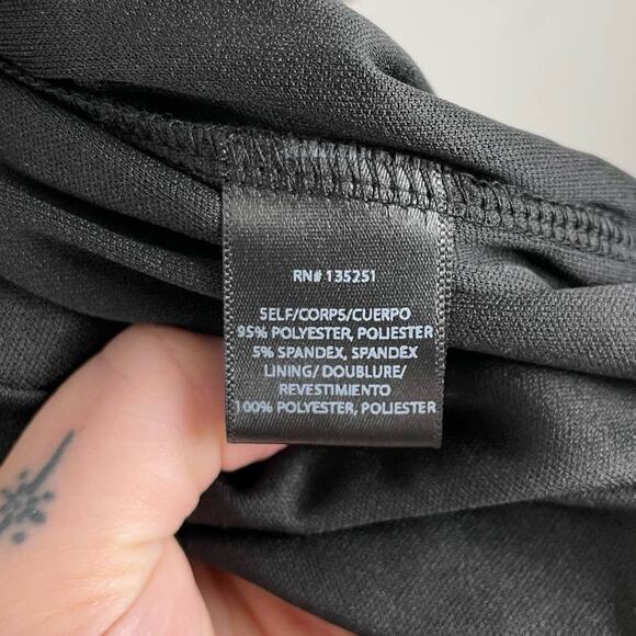 Fraiche by J Chocolate Brown Ribbed Knit Tie Front Long Sleeve Dress Size M - Picture 8 of 10